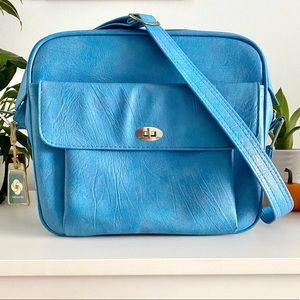 Vintage Samsonite sky blue Luggage